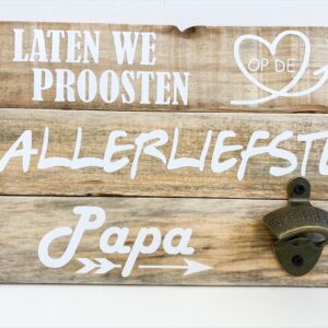 Flessenopener vaderdag